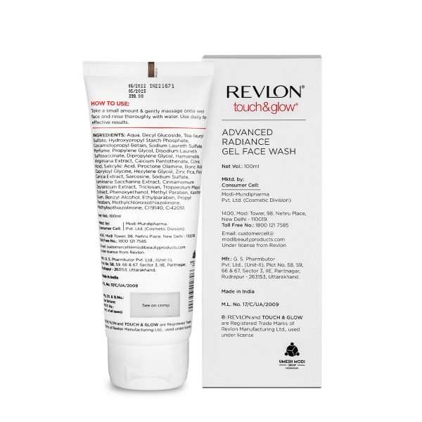 Revlon Touch & Glow Advanced Radiance Creme Face Wash (100 Ml) - Image 3