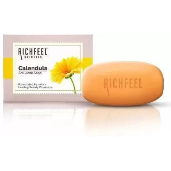 Richfeel Calendula Anti Acne Soap  (8 x 75 gm) - Image 2