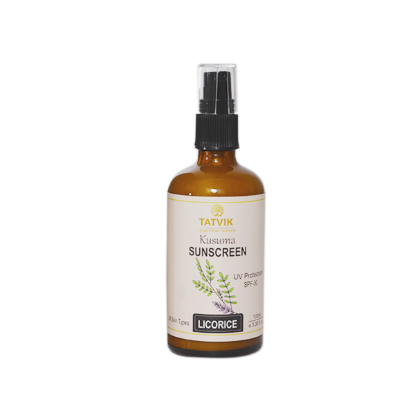 Tatvik Kusuma Sunscreen – SPF 30 Licorice (100ml) - Image 2