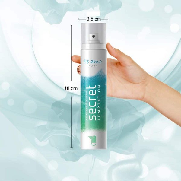 Secret Temptation Te Amo Aqua Perfume Body Spray (120 ml) - Image 4