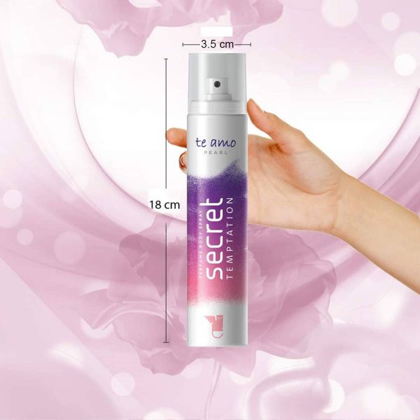 Secret Temptation Te Amo Pearl Perfume Body Spray (120 ml) - Image 4