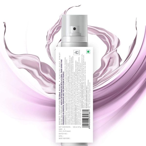 Secret Temptation Te Amo Pearl Perfume Body Spray (120 ml) - Image 3