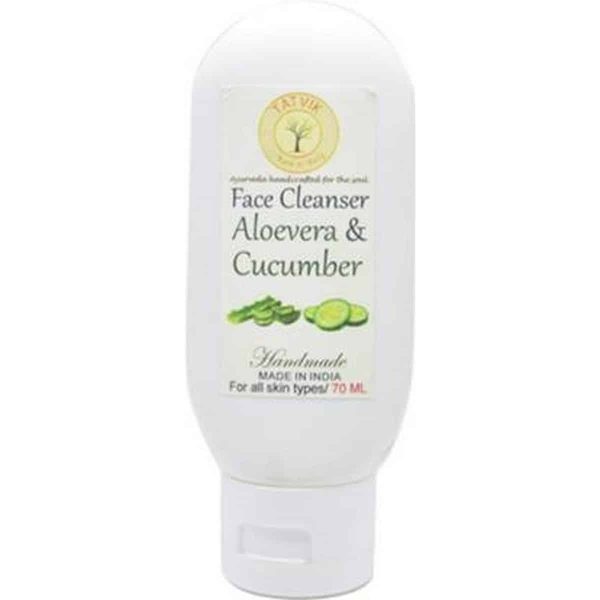 Tatvik Face Cleanser - Aloe Vera & Cucumber (70 ml)