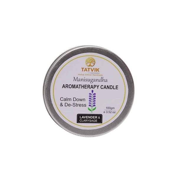 Tatvik Manisugandha Lavender And Clarysage Aromatherapy Massage Candles (100 gm) - Image 2