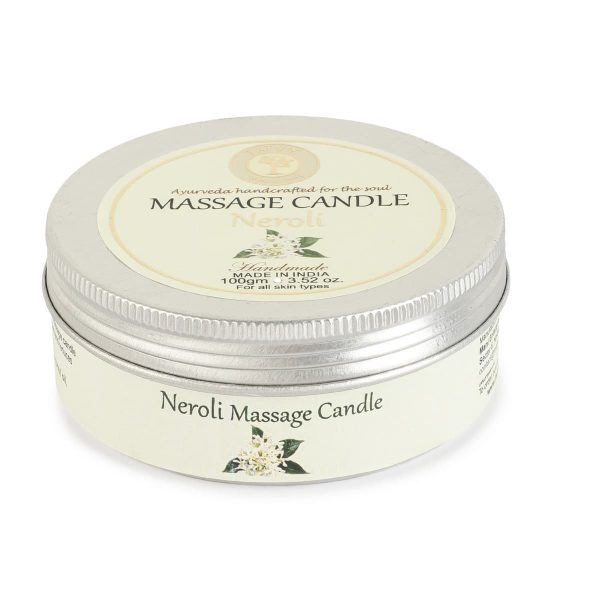 Tatvik Manisugandha Neroli and Jojoba Aroma Therapy Massage Candles (100 gm)