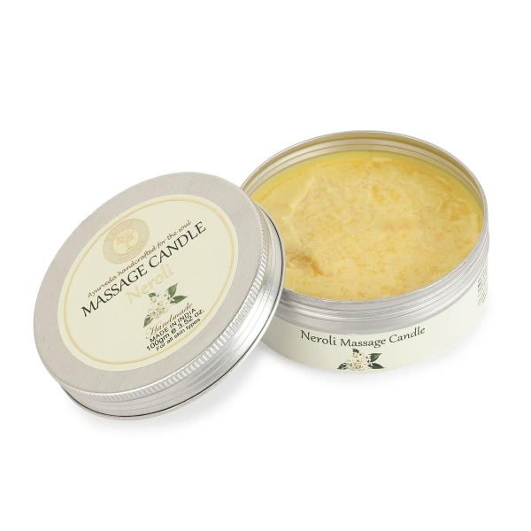Tatvik Manisugandha Neroli and Jojoba Aroma Therapy Massage Candles (100 gm) - Image 4