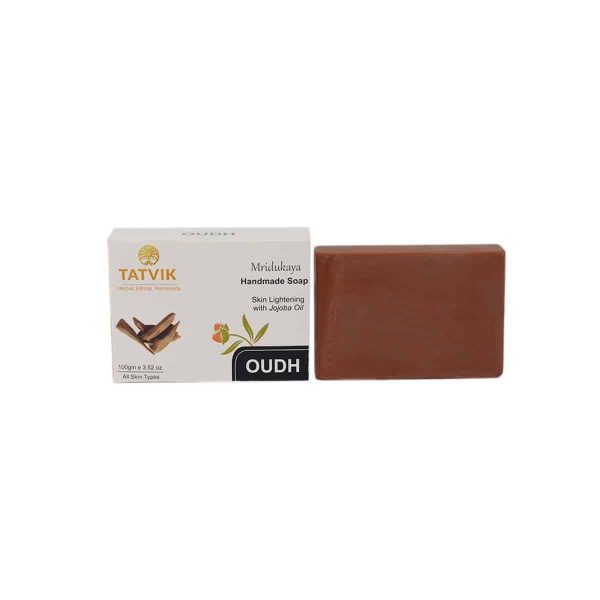 Tatvik Mridukaya Handmade Soap Oudh - Image 3