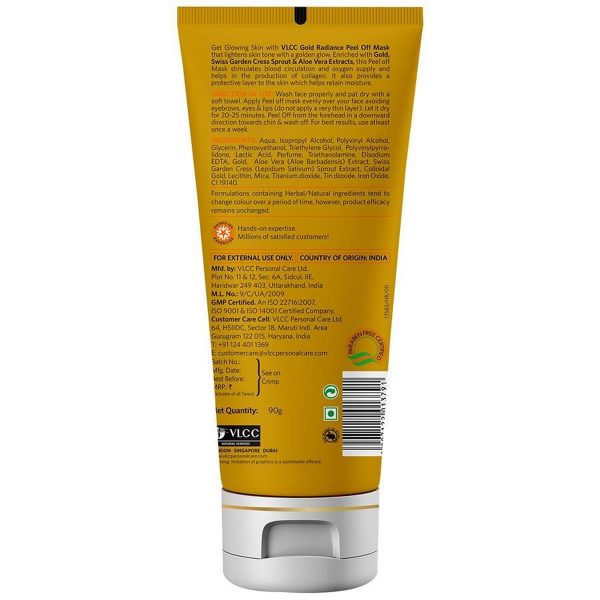 VLCC Gold Radiance Peel Off Mask(90gm) - Image 2
