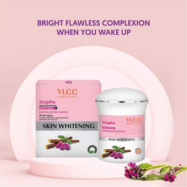 VLCC Snigdha Skin Whitening (Night Cream) 50g - Image 2