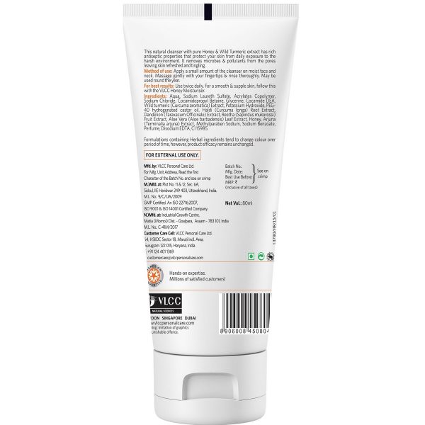 VLCC Wild Turmeric Face Wash (80 ml) - Image 2