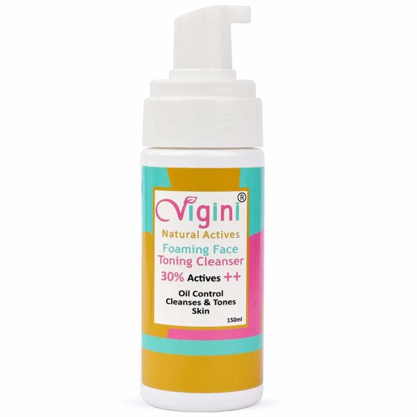 Vigini 30% Actives Anti-Acne Oil Control Foaming Face Wash (150 ml)