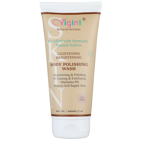 Vigini Skin Whitening Lightening Body Polishing Wash (200 gm)
