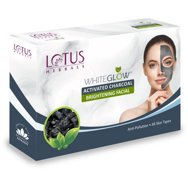 Lotus WhiteGlow Activated Charcoal 4 in 1 Facial kit