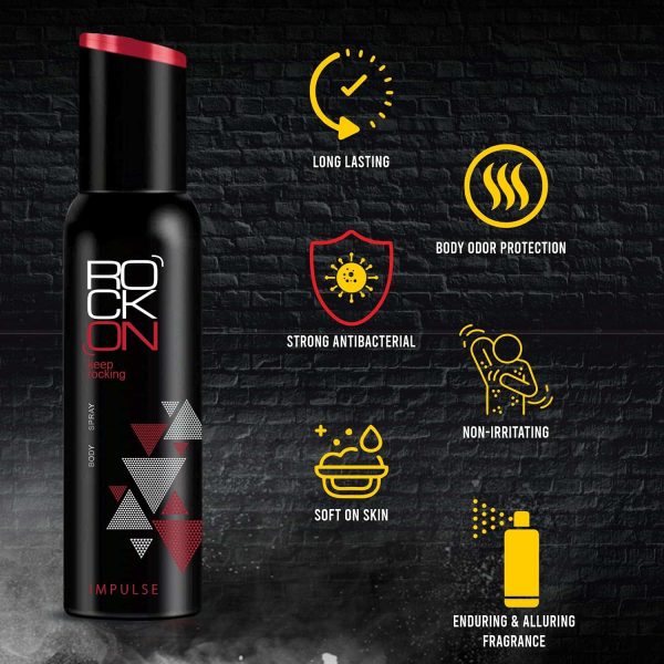 RockOn Deodorant Body Spray (150 ml) - Image 5